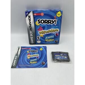 Sorry/Aggravation/Scrabble Junior (Game Boy Advance | GBA) Box & Manual Included